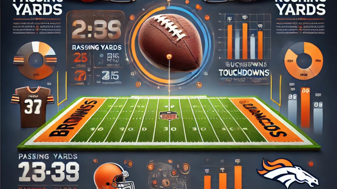 cleveland browns vs denver broncos match player stats