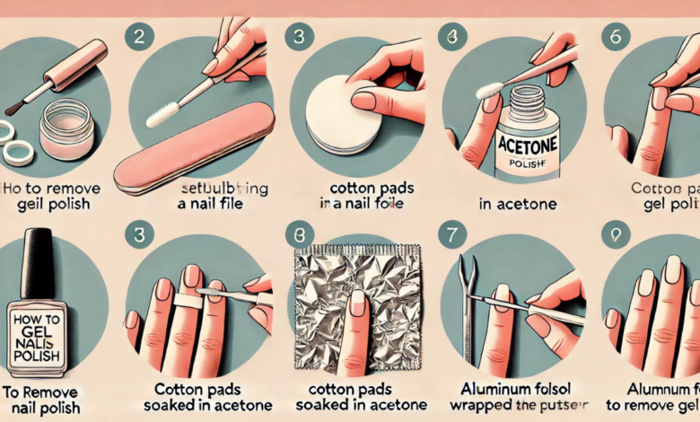 how to remove gel nail polish