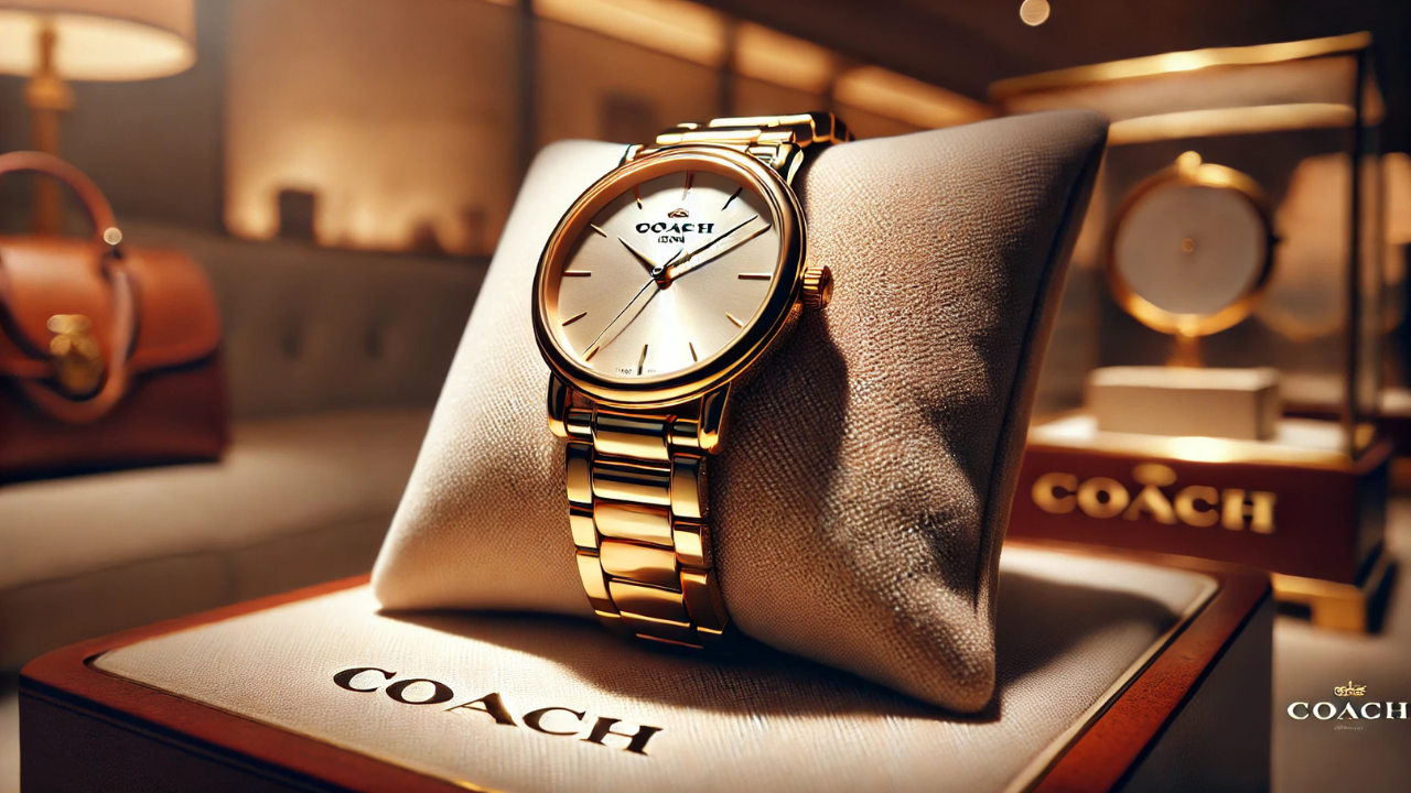 shop coach gold bracelet watch